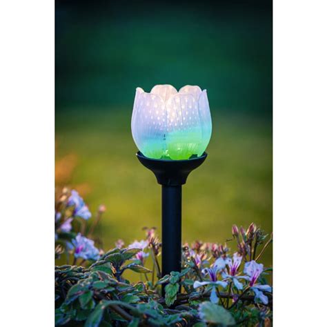 Eglo BLÜTE Lámpara solar LED Blanca Transparente 48773 tulampara es