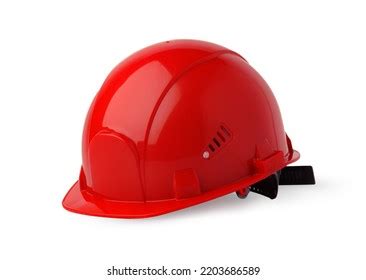 Red Safety Helmet Hard Cap Isolated Stock Illustration 2239933805 ...