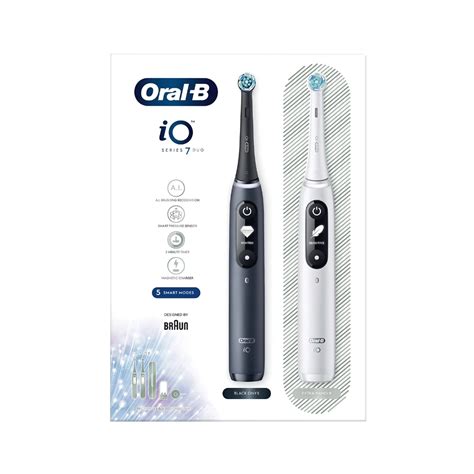 Oral B Io Elektri Na Etkica Za Zube Duo Pack Bela Crna Eapoteka