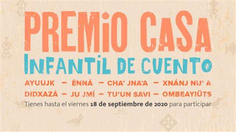 Lanzan Premio CaSa infantil de cuento para niñ s de Oaxaca