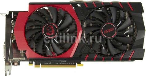 Характеристики Видеокарта MSI NVIDIA GeForce GTX 960, GTX 960 GAMING 2G ...