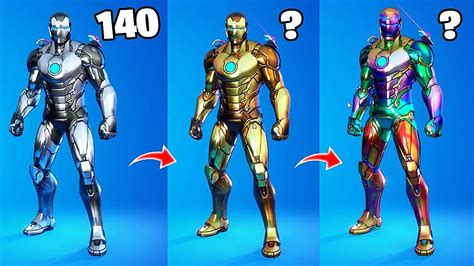 Como DESBLOQUEAR Estilos OCULTOS Skin IRON MAN Fortnite Battle