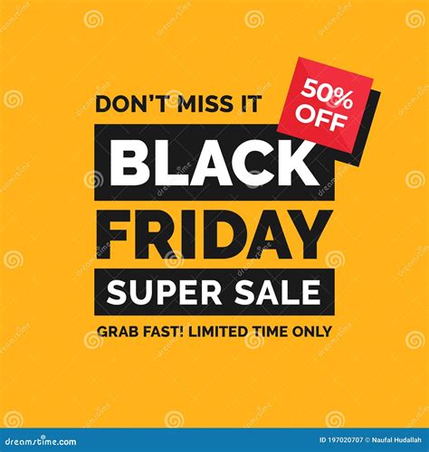 Black Friday Simple Typography Social Media Poster Design with Minimal