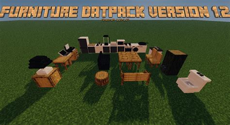 Furniture Datapack By Manakun For 1 16 1 17 Minecraft Data Pack