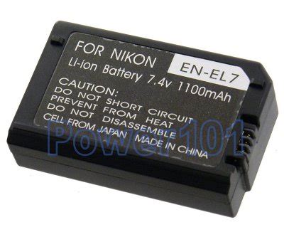 Power Special En El Battery For Nikon Li Ion V Mah