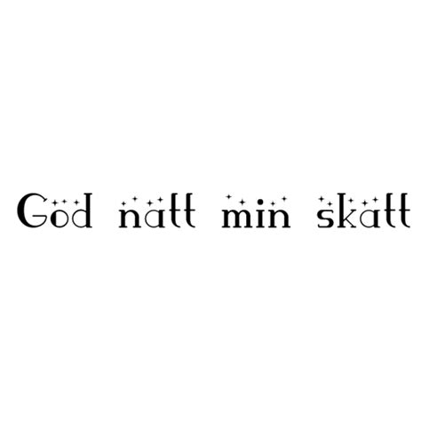 V Ggord God Natt Min Skatt B Fyndiq