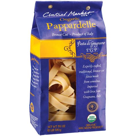 Central Market Organic Bronze-Cut Pappardelle Pasta, 17.6 oz | Central