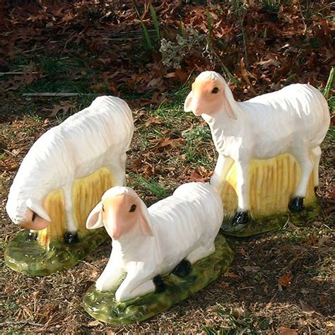 Outdoor Nativity Sets - 36" Color Outdoor Nativity Set - Yonder Star ...