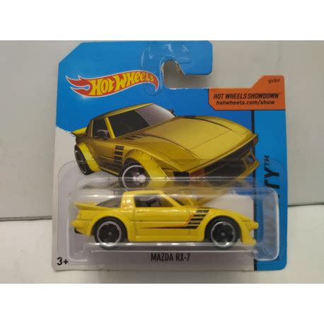 MAZDA RX YELLOW HW CITY HOT WHEELS BCN STOCK CARS