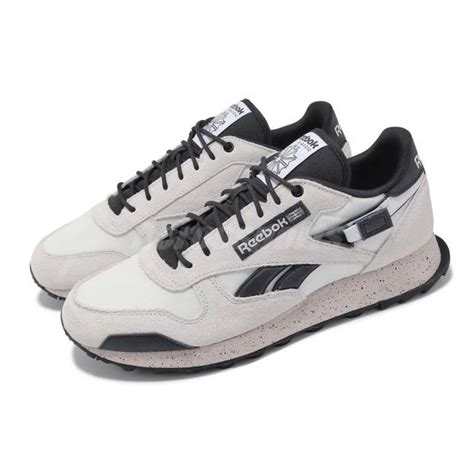 Reebok Classic Leather Winterized White Pure Grey Black Men Unisex ...