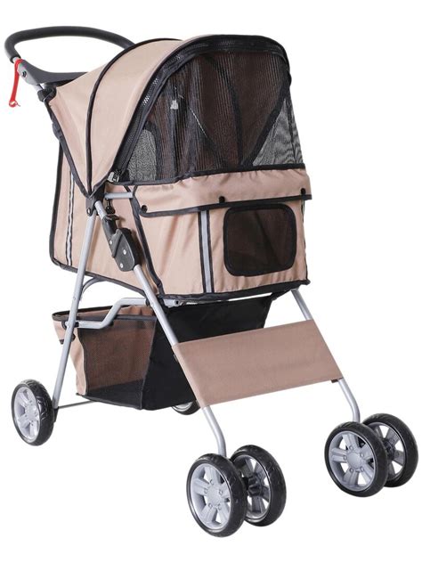 Poussette Buggy Pliable Pour Chiens Tissu D Oxford Imperm Able