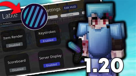 Best FREE Minecraft Bedrock Client Latite Client 1 20 Keystrokes