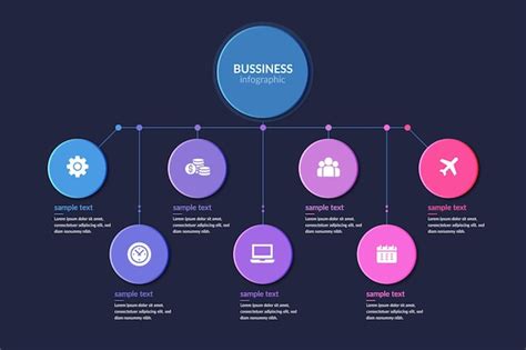 Free Vector | Business plan infographic template