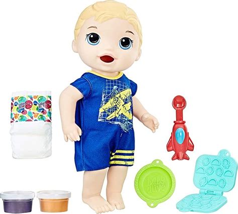 Baby Alive Ba Snackin Luke Blonde Baby Doll Baby Alive Baby Dolls