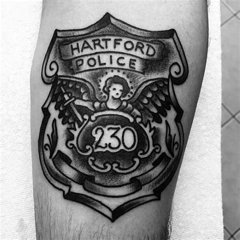 50 Police Tattoos For Men Law Enforcement Officer Design Ideas