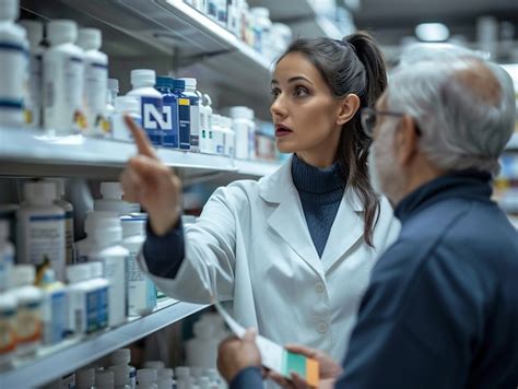 Portrait D Une Femme Travaillant Dans L Industrie Pharmaceutique