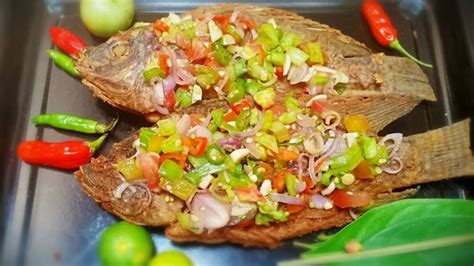 Resep Ikan Mujair Sambal Dabu Dabu Pedasnya Nampol Abis