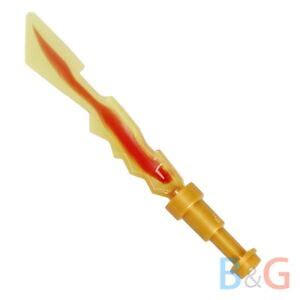 LEGO Ninjago Fire ELEMENTAL BLADE Kai Minifig Red Sword Weapon 70505 | eBay