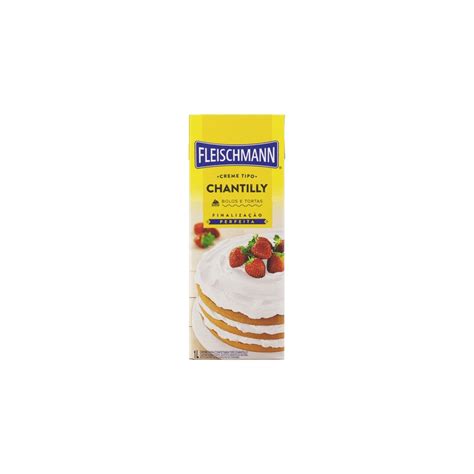 Creme Chantilly Fleischmann Caixa 1l Fleischmann Shopee Brasil