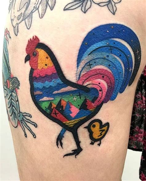 Cho Tattooer Chicken Tattoo Hen Tattoo Rooster Tattoo Birds Tattoo