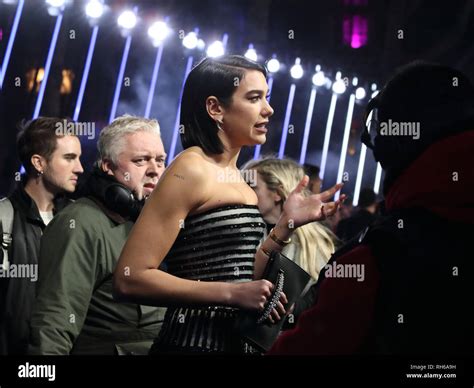 Dua Lipa Attends The Alita Battle Angel World Premiere At The Odeon