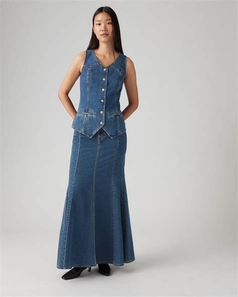 Longline Denim Vest - Blue | Levi's® AZ