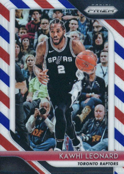 Panini Prizm Prizms Red White And Blue Kawhi Leonard Ebay