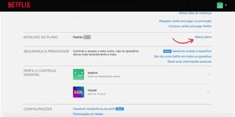 Como Mudar O Plano Da Netflix Passo A Passo