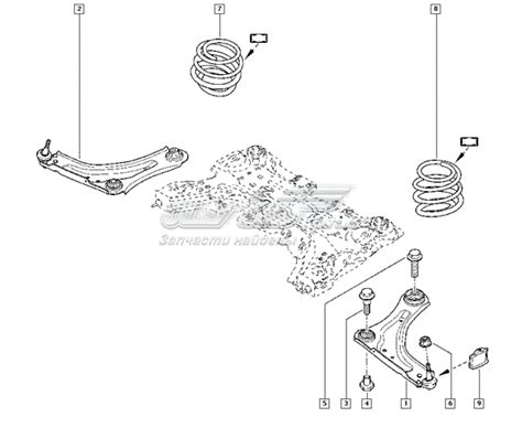 540100001R Renault (RVI) пружини пiдвiски