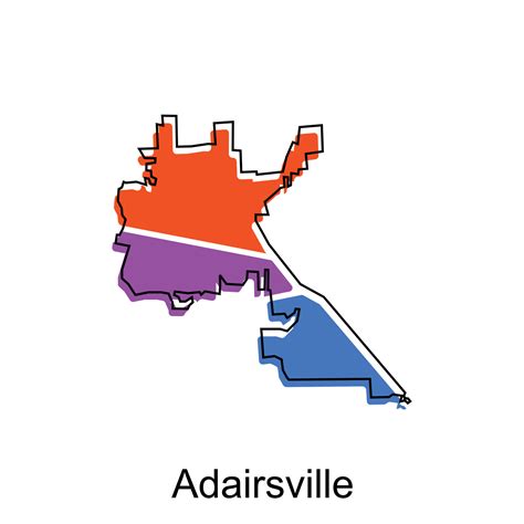 map adairsville vector design country georgia world map country
