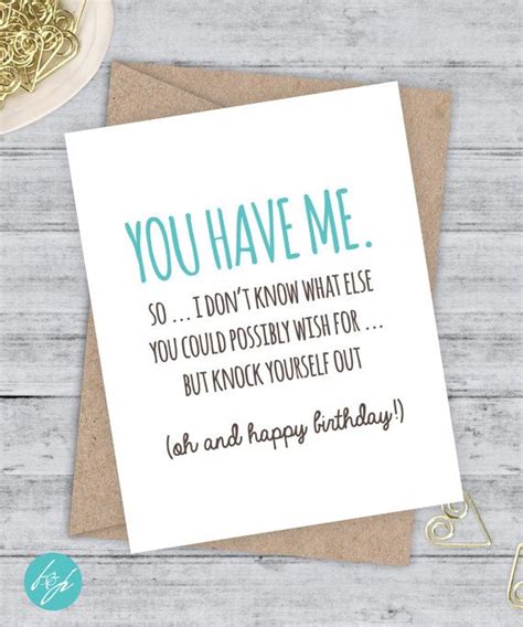 Wish them a Happy Birthday the only way you know how, with a Snarky Card. Funny Birthday Card ...