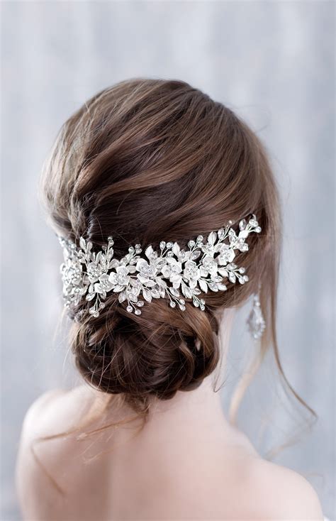 Bridal Hairpiece Wedding Hairpiece Bridal Headband Bridal Hair - Etsy