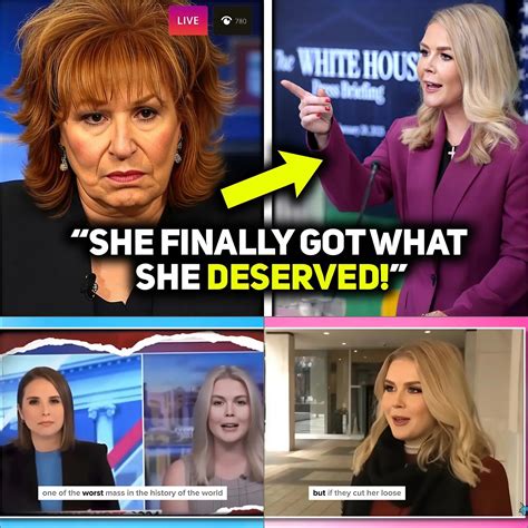 American - "Joy Behar SHOCKINGLY FIRED From The View After Karoline
