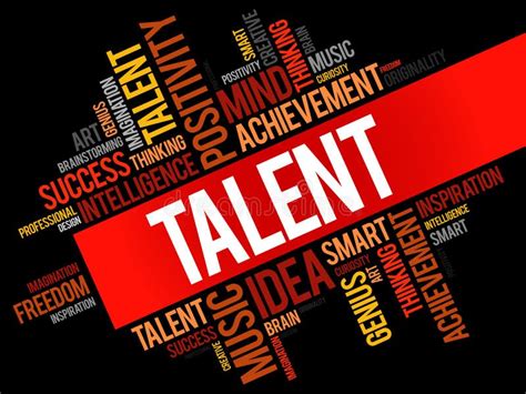 Talent Word Cloud Stock Illustration Illustration Of Management