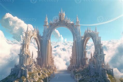 Paradise Gate To Heaven In Sun Sky 22659878 Stock Photo At Vecteezy