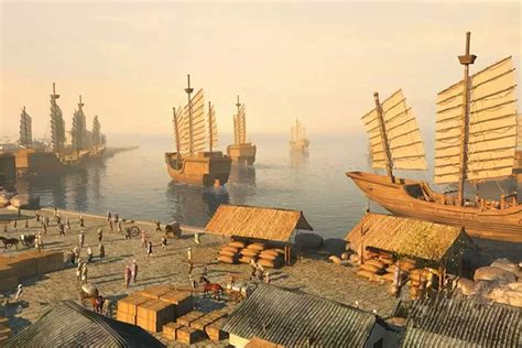 Zheng He Fleet Seven Voyages To Western Pepchina