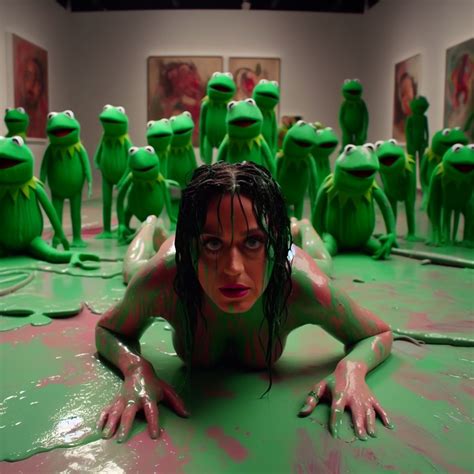 Rule 34 1girls Ai Generated Celebrity Dall E3 Green Slime Implied Sex