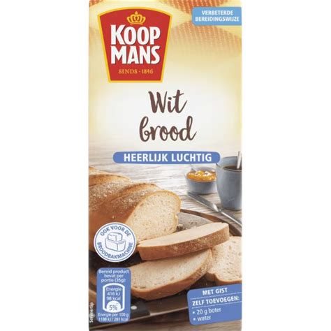 Koopmans Broodmix Wit