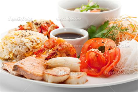 Seafood Lunch — Stock Photo © ryzhkov86 #23890793