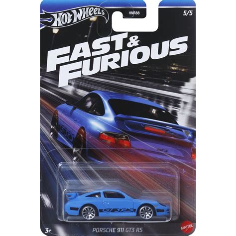 Mattel Hot Wheels Αυτοκινητάκια Ταινίες Porsche 911 Gt3 Cu Fast And Furious Όχημα Παιχνίδι