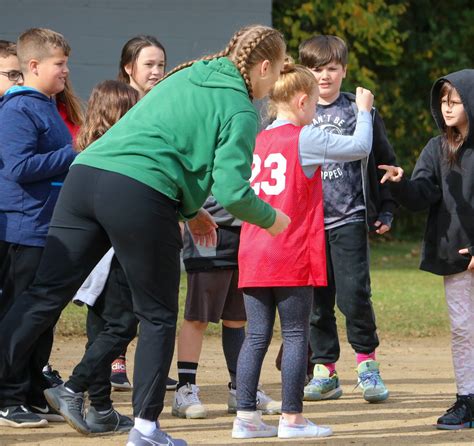 Binghamton University Womens Basketball Athletes Visit Chenango Bridge