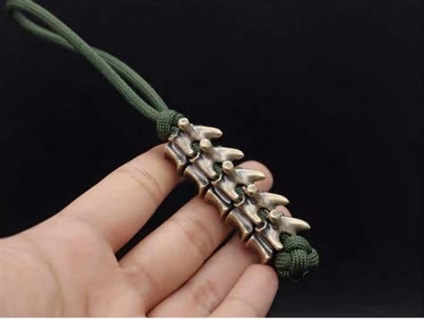 135 Pieces Paracord Bead Spine Bone Knife Etsy