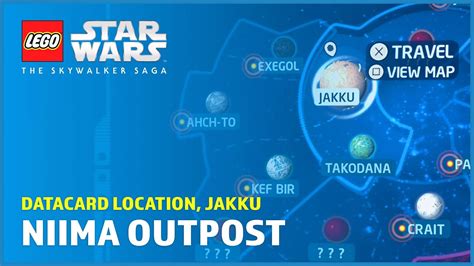 Niima Outpost Datacard Location Jakku Datacards Lego Star Wars