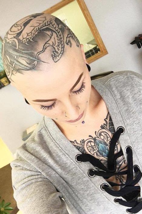 Women Head Tattoos