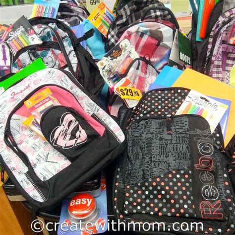 Create With Mom: Getting Our Back to School Supplies Early