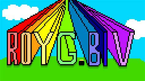 Pixilart Roy G Biv Rainbow By Immortalrose