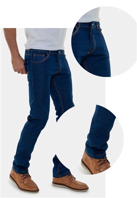 Calça Jeans Versatti Masculina Tradicional Premium Original Azul Milão