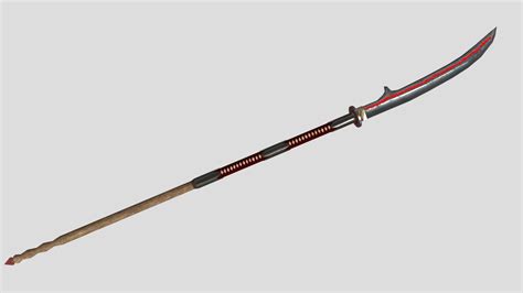 Naginata Download Free 3d Model By Ngsum Natgsum [7f51abd] Sketchfab