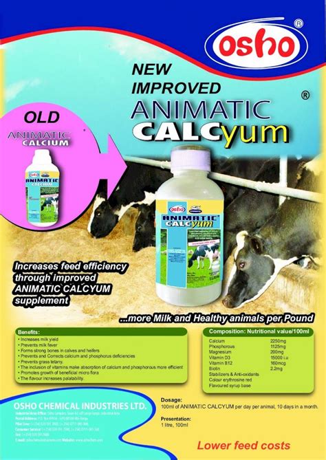 PDF NEW IMPROVED ANIMATIC CALCCALC OSHO CHEM Calcyum Pdf 100ml Of