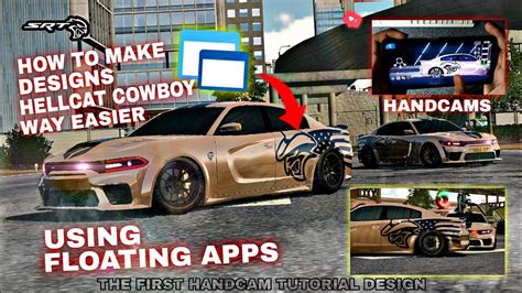 How To Making Use Floating Apps Dodge Charger Livery Hellcat Cowboy